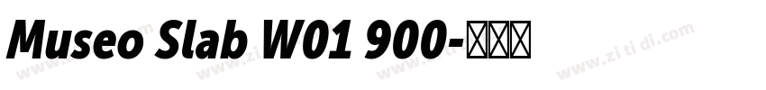 Museo Slab W01 900字体转换